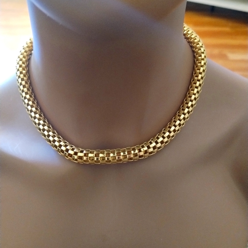 SALE: Elegant Gold-tone Chain Necklace - Vintage Inspired